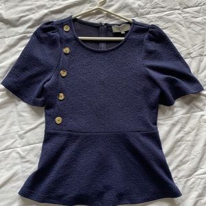 Anthropologie peplum top - only worn once!